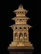 Picture of Gilt Bronze Figure - Seated AMITABHA