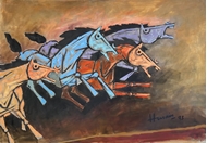 M F Husain