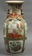 Picture of Cantonese Famille Rose vase