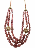 Picture of THREE ROW SPINAL BEAD NECKLACE