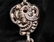 Silver Peacock Locket